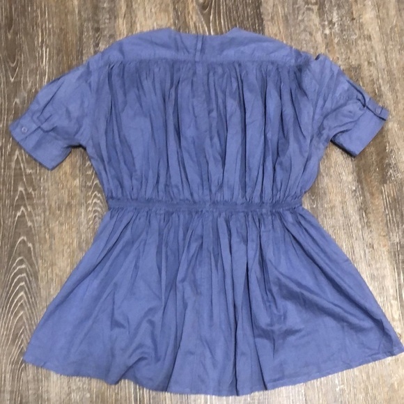 Acne Empire Waist Bohemian Peasant Blouse 34 - Picture 5 of 5